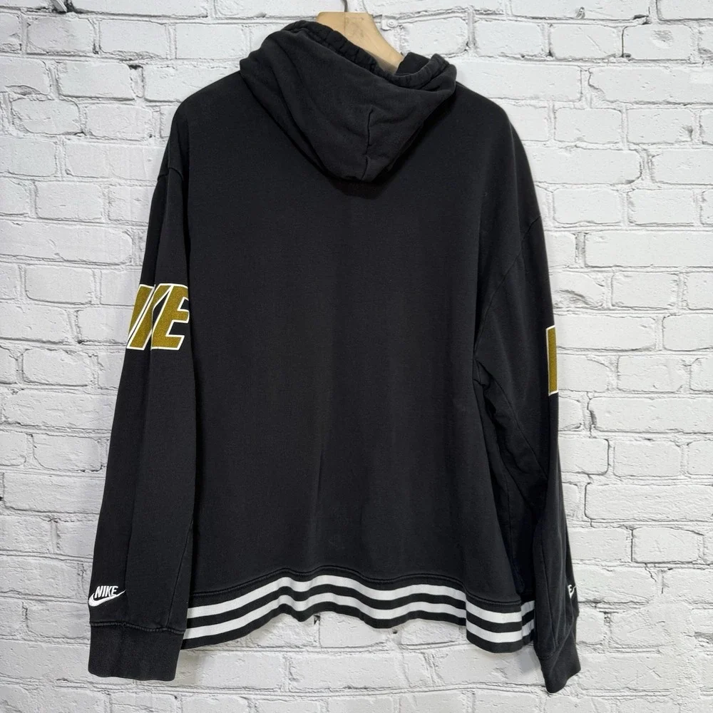 Nike Sportswear‎ French Terry Pullover Hoodie 2XL Black DD6168-010 Streetwear